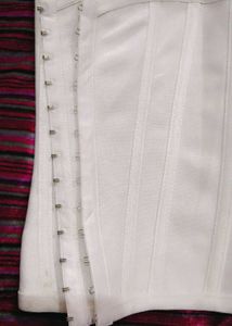 PrettyLittleThing White Corset Top