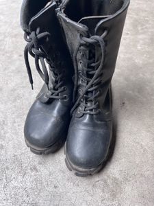 Chic Black Combat Boots
