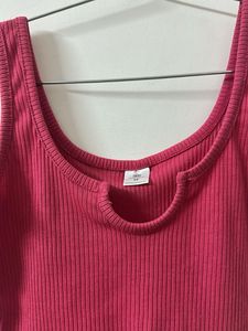 Ribbed Crop Tank Top