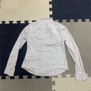 H&amp;M White Long Sleeve Button-Up Shirt ⭐️