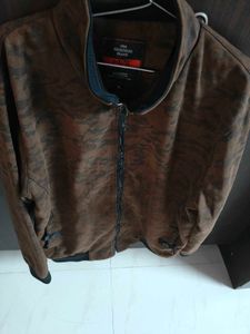 Brown Patterned Sweatshirt