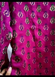 Karigari Purple Kurta