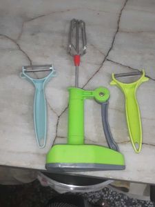 Manual Hand Blender &amp; Peelers Set