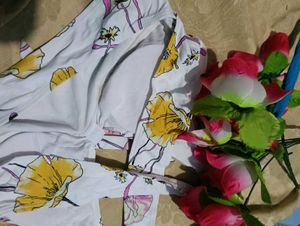 7.Floral Bikini Top