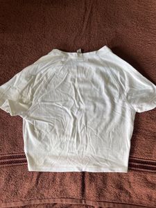 White Cropped T-Shirt