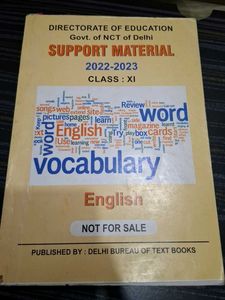 English and Commercial art book of class 11