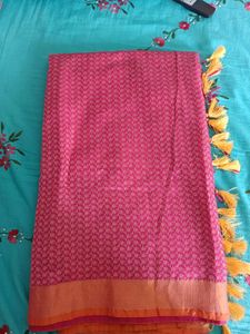 Elegant Pink Saree