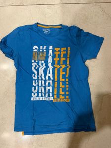 DNMX Trends Blue SKATE Graphic T-Shirt