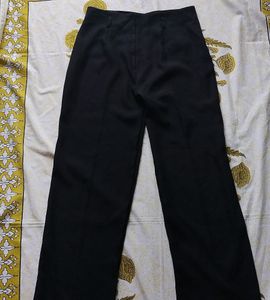 Black Wide Leg Trousers