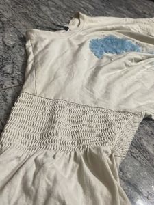 white stylish top