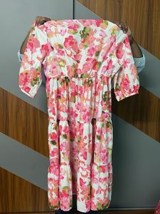 Floral Print Midi Dress
