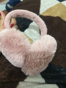 Pink Fuzzy Earmuffs