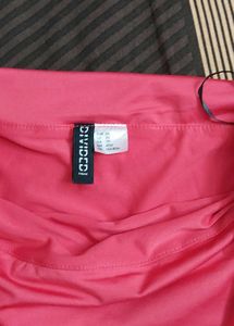 H&amp;M Red Off-Shoulder Top