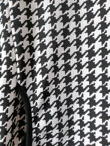 Houndstooth Print Casual Dress