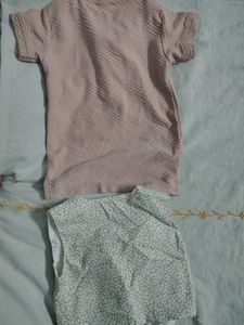 tshirt and a cotton jacket