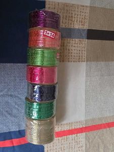 Assorted Color Bangles Set