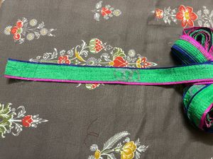 Embroidered Saree Border lace