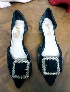 Black Silk Satin Heels (Taiwan)