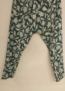 Green Floral Print Co Ord Set
