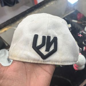 White Befitted NY Glitter Baseball Cap