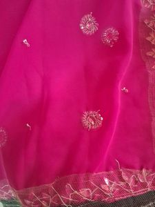 Designer Embroidered Silk Saree