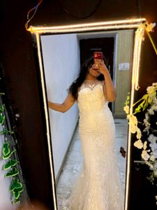 Elegant Lace Mermaid Wedding Dress
