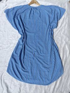 H&amp;m Striped Tie-up Dress