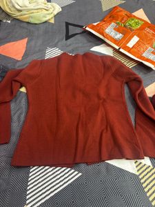 Red  sweater