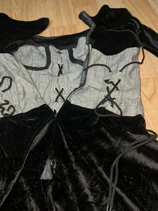 Velvet Corset Mini Dress