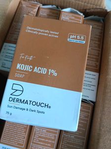 dermatouch Kojic soap pack of 6