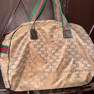Stylish GG Patterned Travel Bag