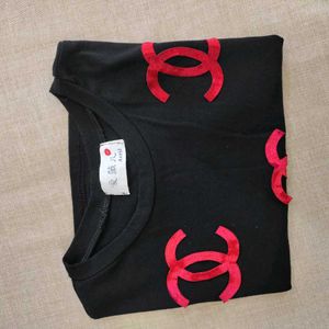 Women Black Crop Top