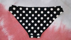 Black Polka Dot Bikini Bottoms