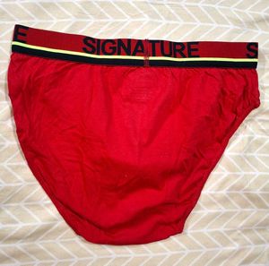 Red Signature Briefs