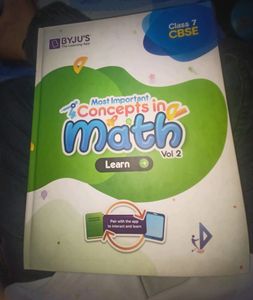 Learning Book For Class 7 Students Maths