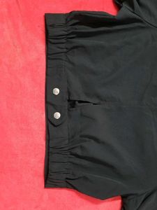 Elegant Black V-Neck top
