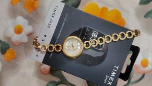Timex Women's Gold-Tone Bracelet Watch