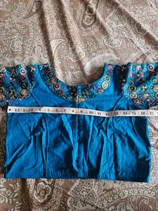 multicolored embroidered Blouse