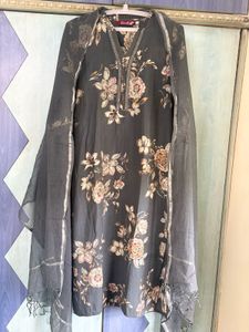 Stylish Floral Print Kurta