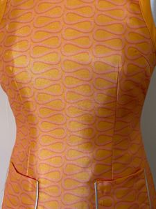 Vintage Orange Mini Dress