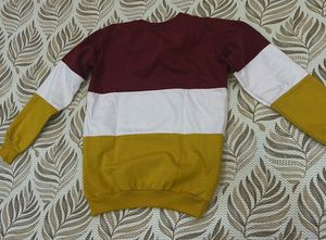 Stylish Color Block Sweatshirt