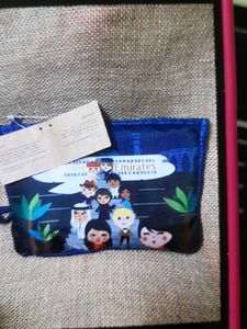 Emirates Pouch with Cartoon Print