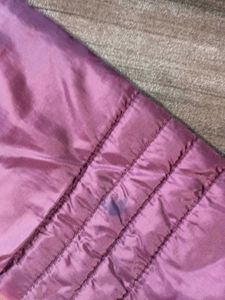 Stylish Purple Padded Winter Jacket