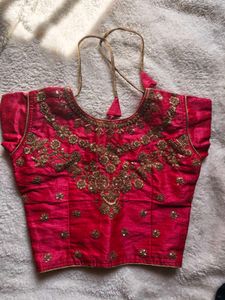 Embroidered Silk Blouse