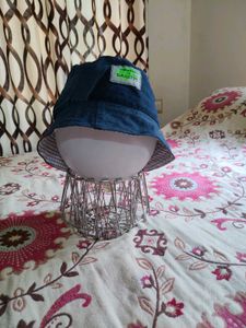 Denim Panama Hat.