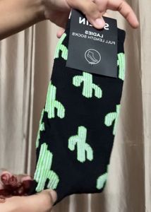 Cute Cactus Pattern Socks