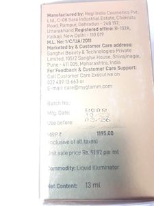 MyGlamm Spotlight Illuminating Liquid-Rouge (Pink)