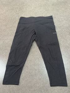 Comfortable Charcoal Grey Capri Leggings