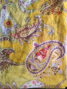 Paisley Chiffon digital printed fabric
