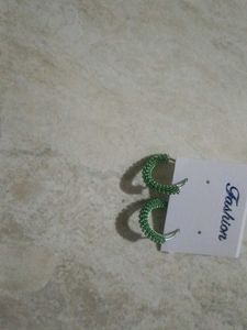 Charming Beaded Hoop Earrings